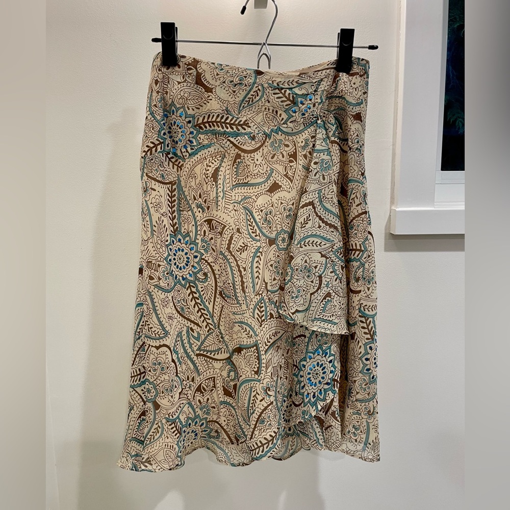 Ann Taylor Loft Silk Skirt